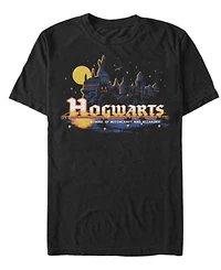 Fifth Sun Men's Navy Hogwarts Short Sleeve Crew T-shirt