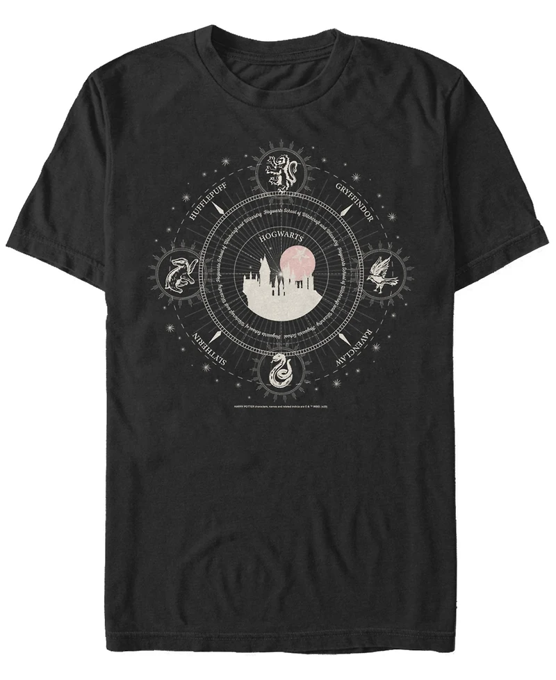 Fifth Sun Men's Celestial Houses Short Sleeve Crew T-shirt