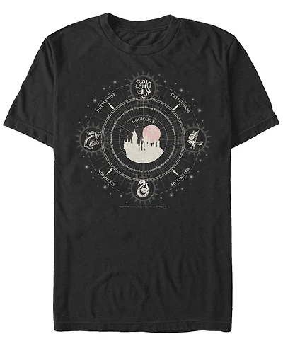 Fifth Sun Men's Celestial Houses Short Sleeve Crew T-shirt