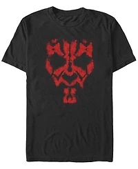 Fifth Sun Men's Darth Maul Grunge Short Sleeve Crew T-shirt