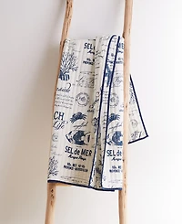 Levtex Beach Life Reversible Quilted Throw, 50" x 60"