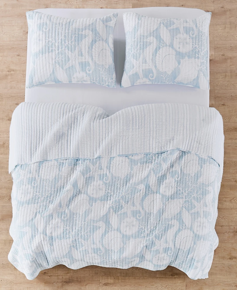 Levtex Stillwater Coastal Shore 3-Pc. Quilt Set