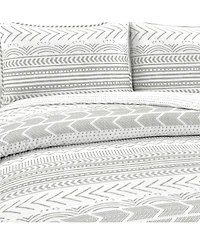 Lush Decor Hygge Geo 3 Piece Quilt Set, King