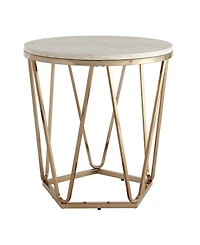 Lunia Faux Stone Round Coffee Table