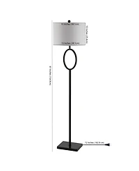 April Metal Modern Contemporary Led Floor Lamp