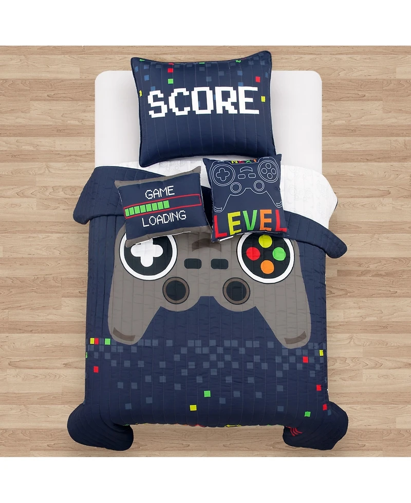 Lush Decor Kids Video Games 4-Pc. Quilt Set, Twin