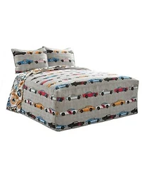 Lush Decor Kids Race Cars Quilt Sets