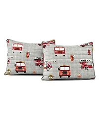 Lush Decor Kids Fire Truck -Pc. Quilt Set