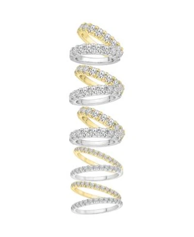 Certified Diamond Pave Band In 14k White Gold Or Yellow Gold