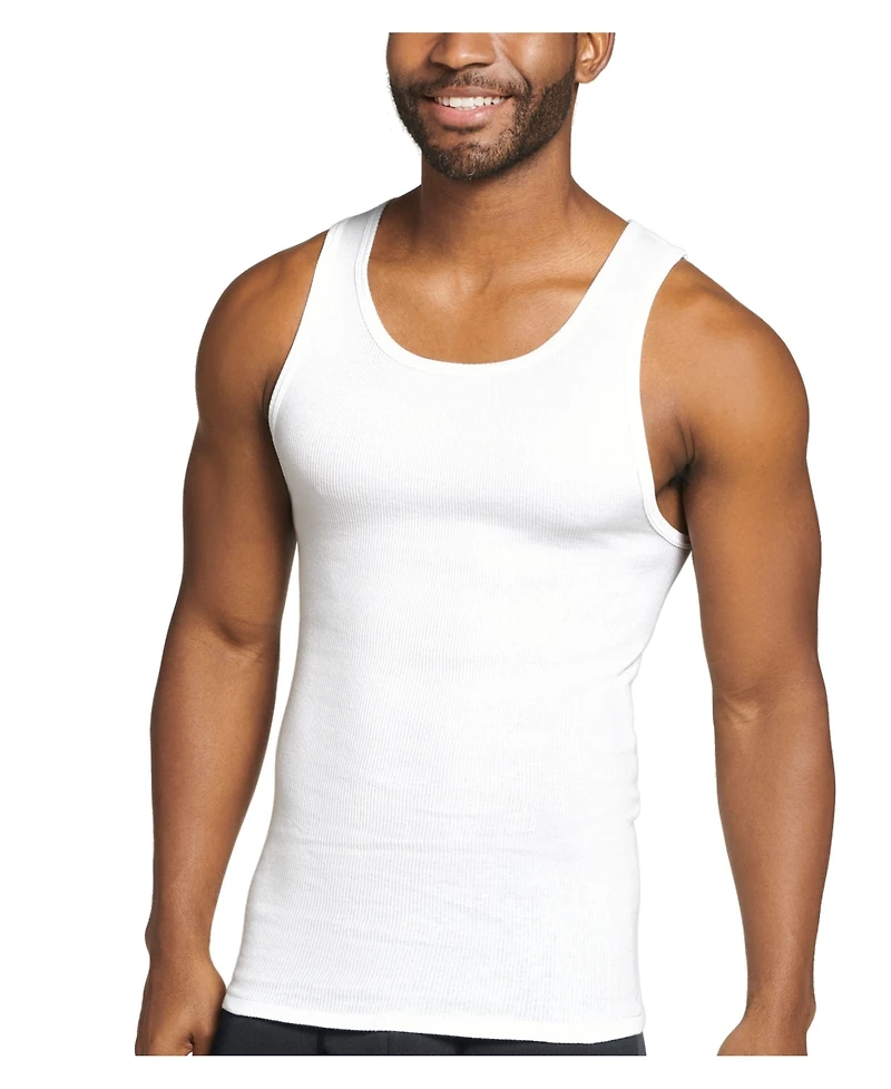 Men's 3-Pack Cotton Crewneck Tank Tops