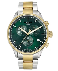 Tissot Men's Swiss Chronograph Chrono Xl Classic Two-Tone Stainless Steel Bracelet Watch 45mm