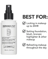 Dermablend Lock & Last Water-Resistant Setting Spray, 3.4 oz.