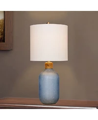 Fangio Lighting Glass Table Lamps, Set of 2