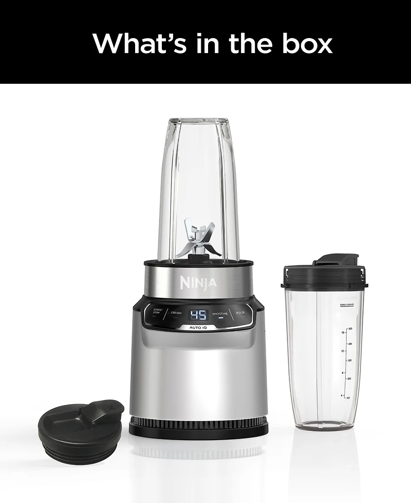 Ninja Nutri-Blender Pro 1100-Peak-Watt with Auto-iQ, BN401