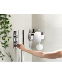 Joseph Joseph EasyStore Corner Shower Caddy with Mirror