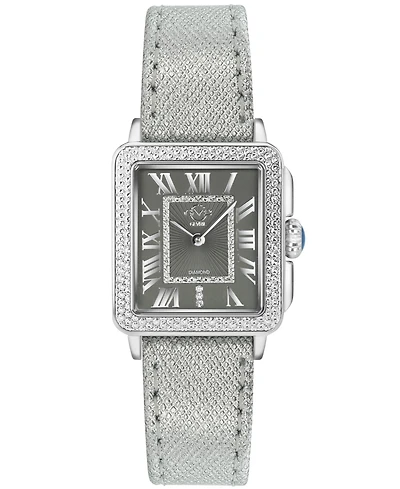 Gevril Women's Padova Swiss Quartz Gray Italian Leather Strap Watch 30mm