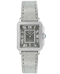 Gevril Women's Padova Swiss Quartz Gray Italian Leather Strap Watch 30mm