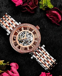Women's Automatic Silver-Tone Stainless Steel Link Bracelet Watch 38mm
