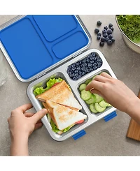 Bentgo Kids Stainless Steel Leak-Resistant Lunch Box (Blue)