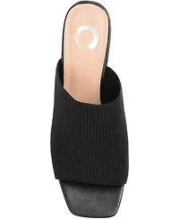 Journee Collection Women's Lorenna Block Heel Slide Sandals