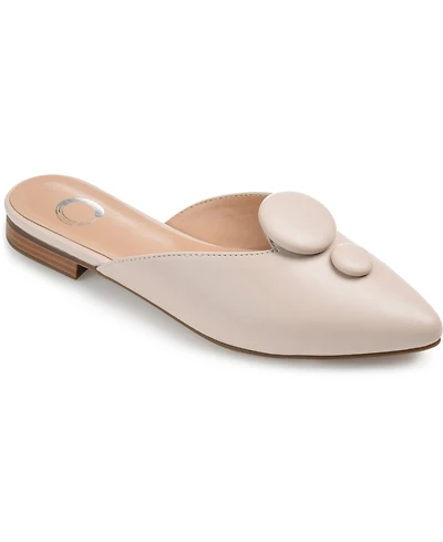 Journee Collection Women's Mallorie Button Mules