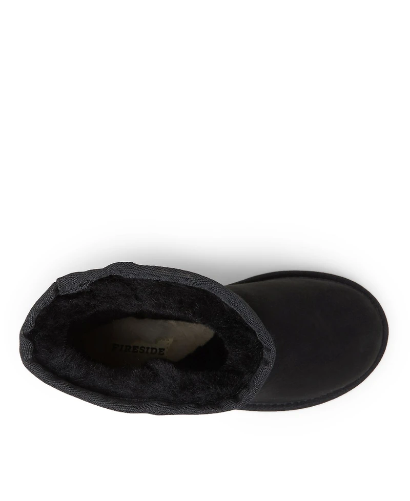 Fireside By Dearfoams Women's Rosebery Genuine Shearling Boot