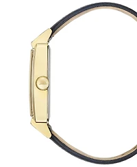 Bulova Men's Frank Sinatra My Way Black Leather Strap Watch 29.5 x 47mm