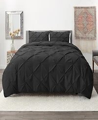 Nestl Pinch Pleat 3-Pc. Duvet Cover Set, California King