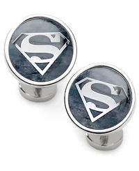 Dc Comics Men's Superman Gemstone Cufflinks