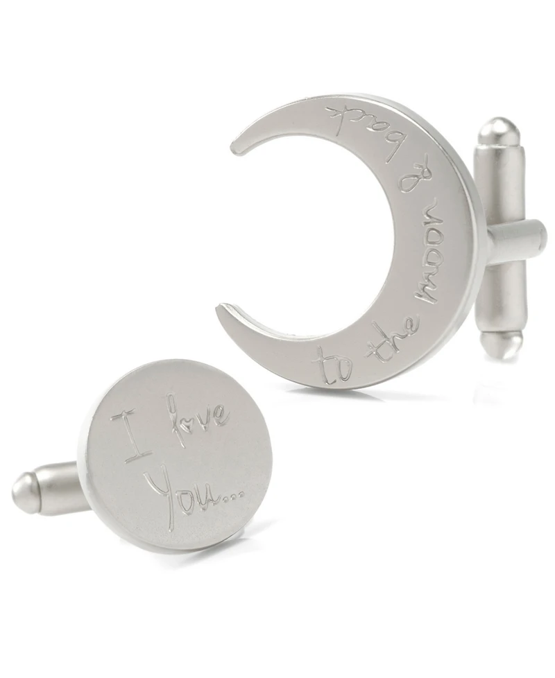 Ox & Bull Trading Co. Men's Love You to The Moon and Back Cufflinks