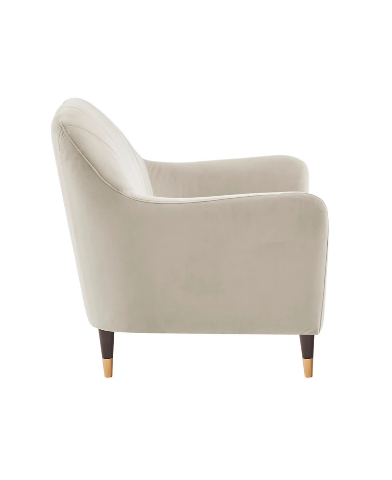 Madison Park Sorella Curved Back Accent Chair