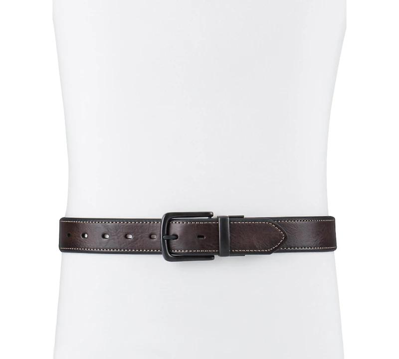 Levi's Men's Contrast Stitch Reversible Belt