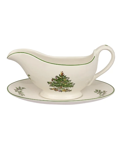 Spode Christmas Tree Gravy Boat
