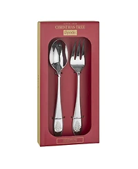 Spode Christmas Tree Salad Server, Set of 2