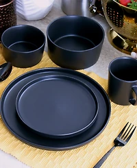Elama Luxmatte 20 Pc. Dinnerware Set, Service for 4