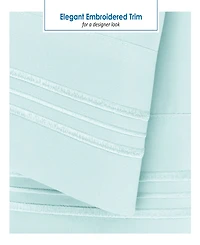 Nestl Premier 1800 Series Deep Pocket Bed 4 Piece Sheet Set, Rv Queen