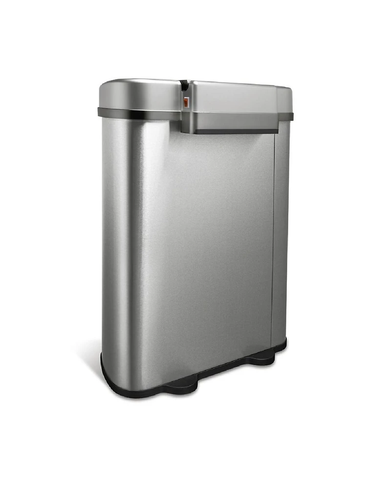 Ninestars Automatic Touchless Motion Sensor Semi-Round Trash Can