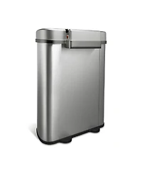 Ninestars Automatic Touchless Motion Sensor Semi-Round Trash Can