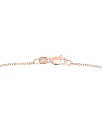 Effy London Blue Topaz (2-1/5 ct. t.w.) & Diamond (1/3 ct. t.w.) 18" Pendant Necklace in 14k Rose Gold