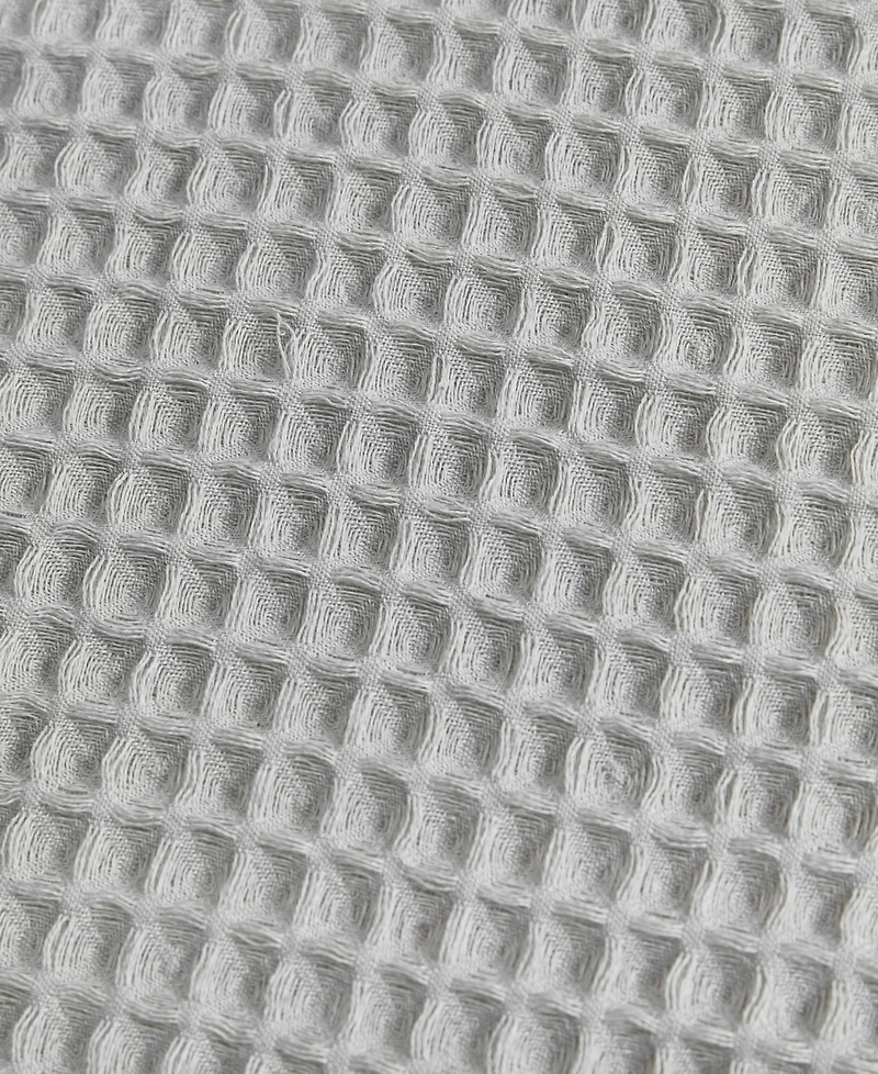 Vera Wang Marled Waffle Yarn Dyed Shower Curtain, 72" X 70"