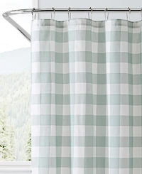 Eddie Bauer Cabin Plaid Cotton Shower Curtain, 72" x 72"
