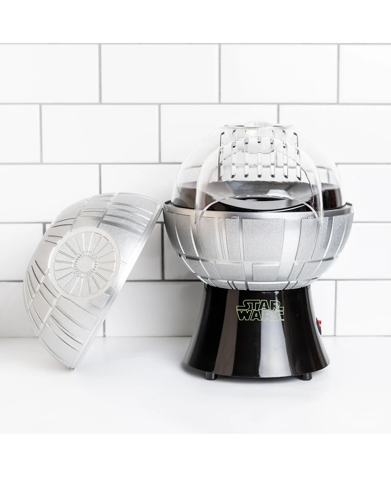 Uncanny Brands Star Wars Death Star Popcorn Maker - Hot Air Style with Removable Bowl