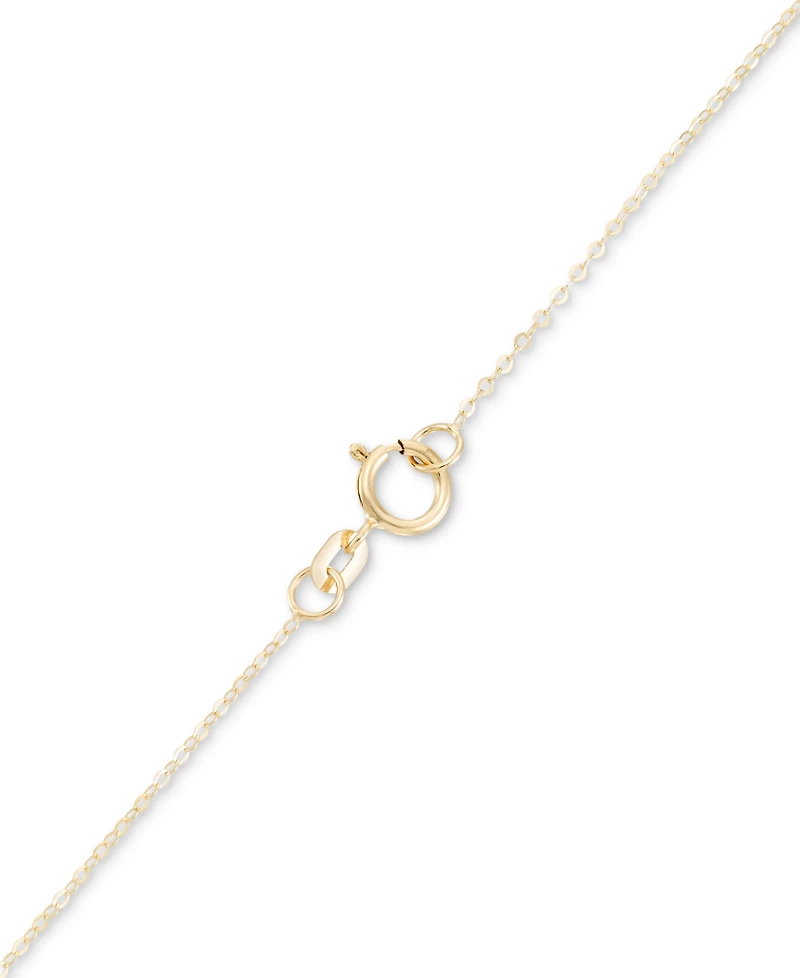 Love Letter 18" Statement Necklace in 10k Gold