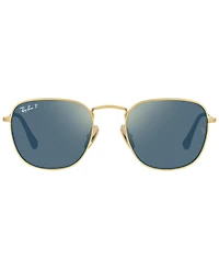 Ray-Ban Men's Polarized Sunglasses, RB8157 51 Frank Titanium