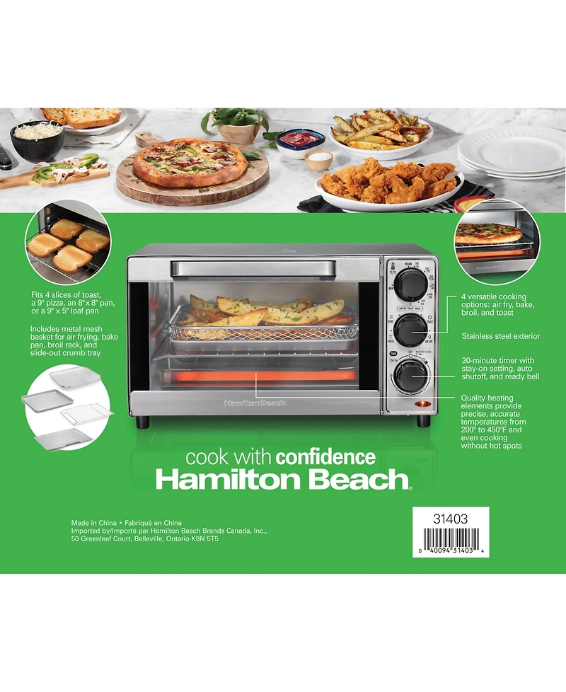 Hamilton Beach Sure-Crisp Air Fryer Toaster Oven