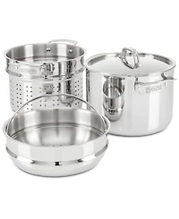 Viking 8-Qt. 3-Ply Multi Cooker with Pasta Pot Steamer Insert