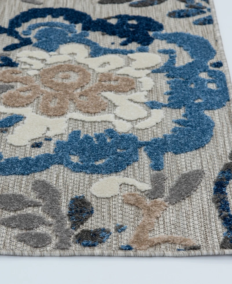 Closeout! Northern Weavers Britta Bri-01 7'10" x 9'10" Outdoor Area Rug