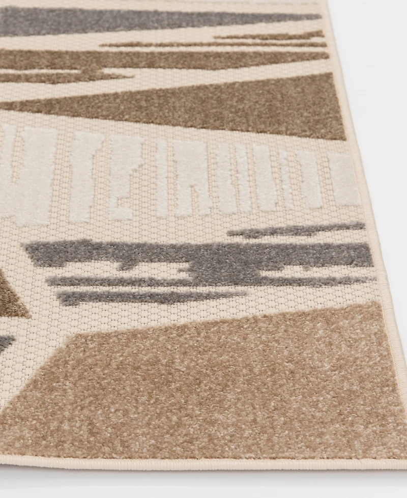 Closeout! Northern Weavers Britta Bri-04 5'3" x 7' Outdoor Area Rug