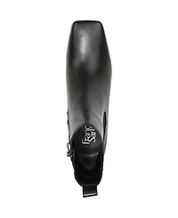 Franco Sarto Women's Waxton Block Heel Square Toe Booties