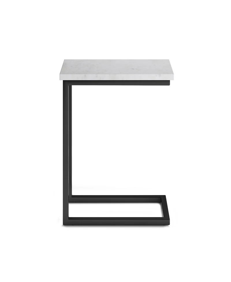 Skyler C Side Table with Marble Top